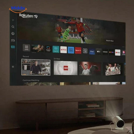 360° Smart Projector PRO Ultra HD & Bluetooth voor Thuisbioscoop