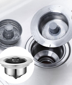 Eliavo SinkFilter - Keuken Gootsteen Riool Verstopping en Geur Filter