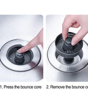 Eliavo SinkFilter - Keuken Gootsteen Riool Verstopping en Geur Filter