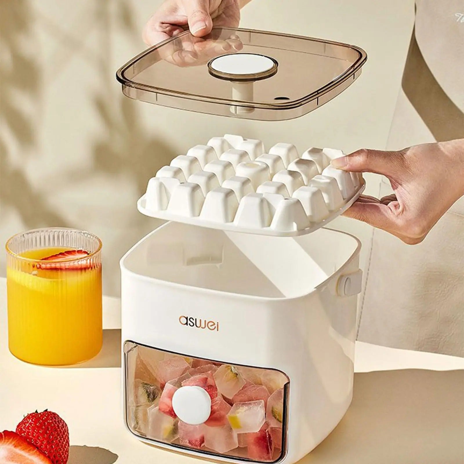 IceMaker™ | Grote Capaciteit Ijsblokjesmaker Perfect voor Vriezer