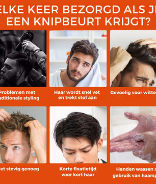 2 in 1 Hair Gel Combi – Kam en Gel in één voor Natuurlijke, Sterke en Sneldrogende Hold Styling!