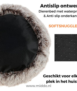 SoftSnuggle™ Huisdierbed | Perfect voor Honden en Katten - Top Beoordeeld
