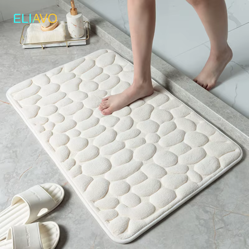 Eliavo AquaMat™ Antislip Badmat | Veiligheid en Comfort voor Jouw Badkamer