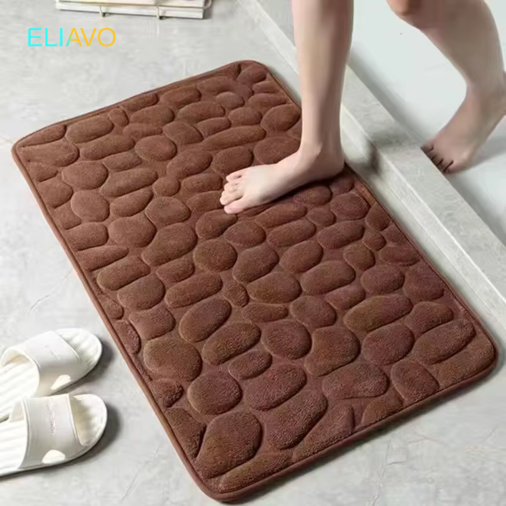 Eliavo AquaMat™ Antislip Badmat | Veiligheid en Comfort voor Jouw Badkamer