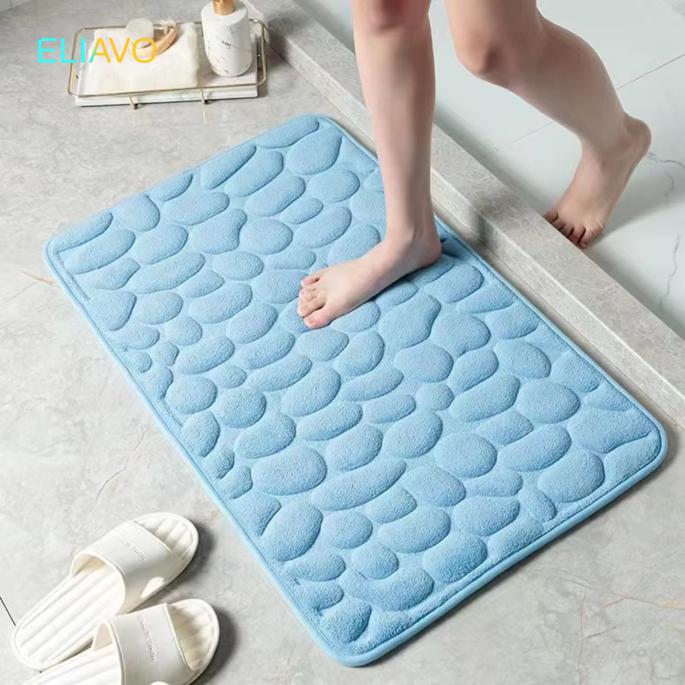 Eliavo AquaMat™ Antislip Badmat | Veiligheid en Comfort voor Jouw Badkamer