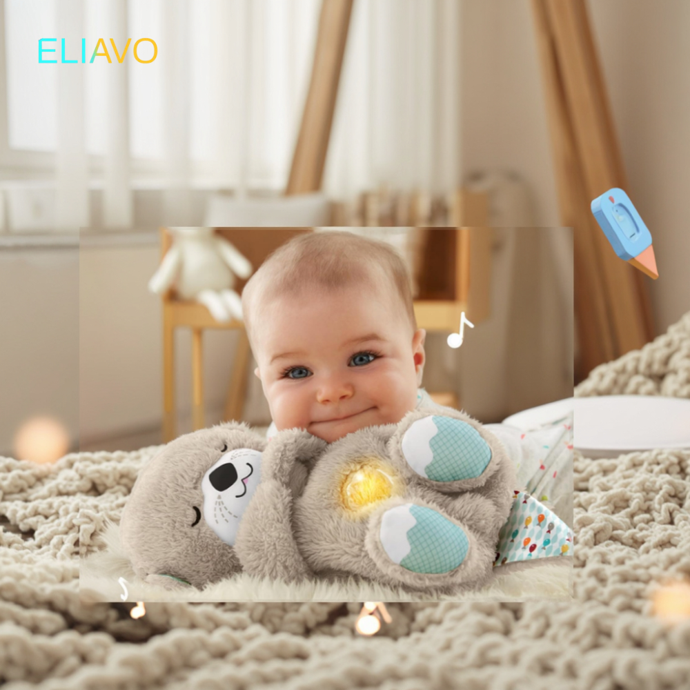 Eliavo CuddleBuddy™ Baby Pluche Speelgoed | Comfort en Rust voor je Baby - 1+1 Gratis