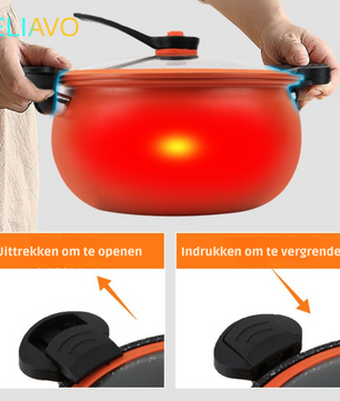 Eliavo Veelzijdige Micro Snelkookpan
