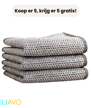 Eliavo ShinyWipe™  – Krachtig Schoon, Krasvrij Resultaat 10 stuks