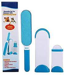 Eliavo HandyBrush™ | Dubbelzijdige Herbruikbare Huisdierhaarverwijderaar met Zelfreinigende Basis