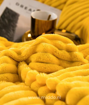 Eliavo Fluwelen Fleece Dekbedovertrek | Aanpasbaar Comfort voor Elk Seizoen, Stijlvol en Zacht