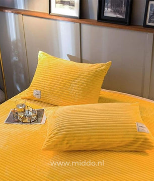 Eliavo Fluwelen Fleece Dekbedovertrek | Aanpasbaar Comfort voor Elk Seizoen, Stijlvol en Zacht