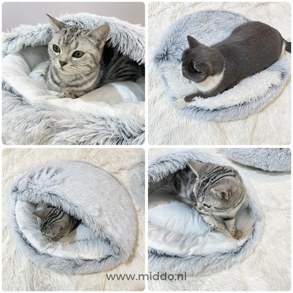 SoftSnuggle™ Huisdierbed | Perfect voor Honden en Katten - Top Beoordeeld