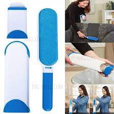 Eliavo HandyBrush™ | Dubbelzijdige Herbruikbare Huisdierhaarverwijderaar met Zelfreinigende Basis