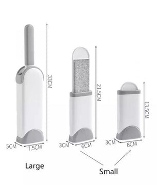 Eliavo HandyBrush™ | Dubbelzijdige Herbruikbare Huisdierhaarverwijderaar met Zelfreinigende Basis