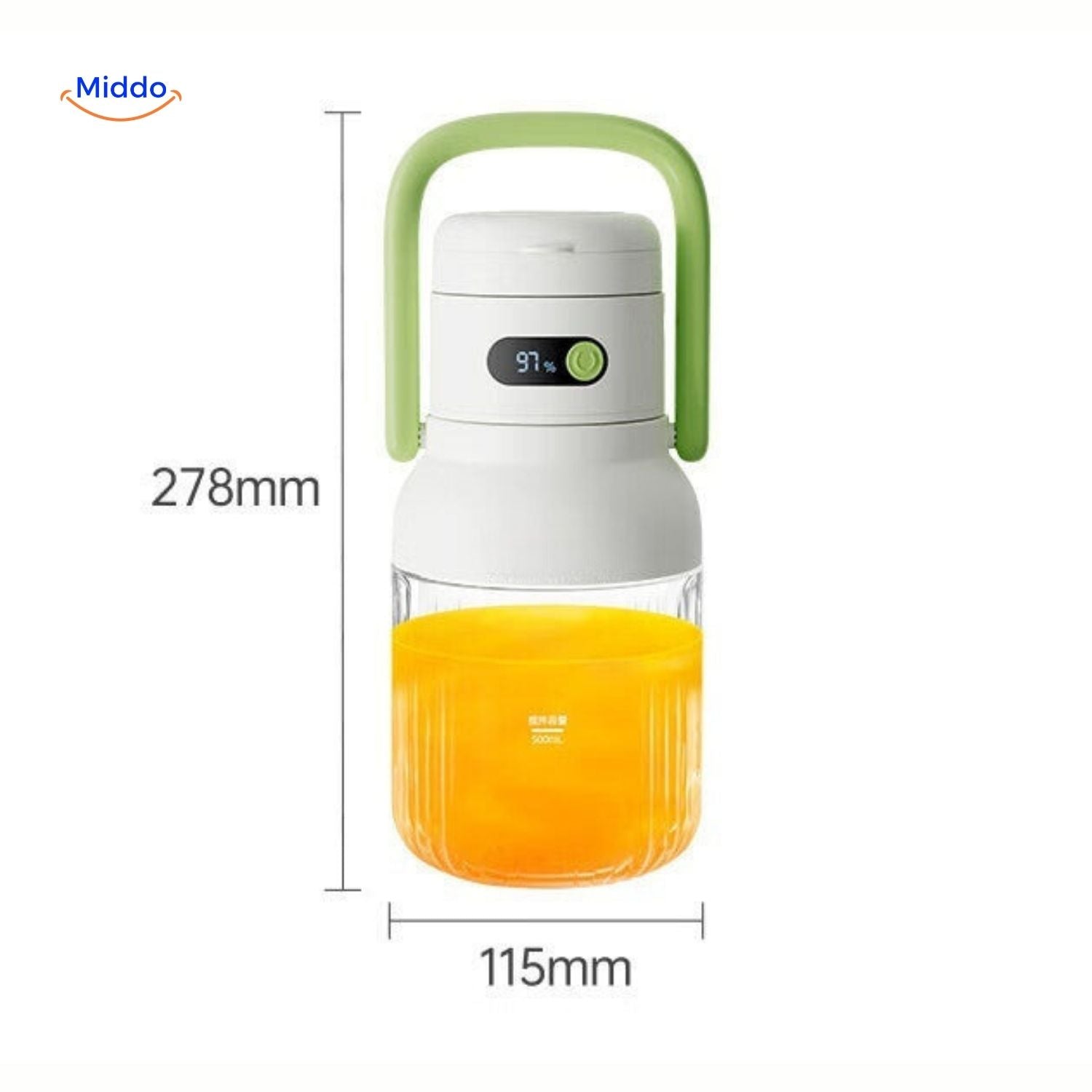 JuiceX™ Draadloze Blender | Draagbare Fruitpers voor Gezonde Sappen