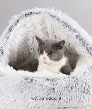 SoftSnuggle™ Huisdierbed | Perfect voor Honden en Katten - Top Beoordeeld