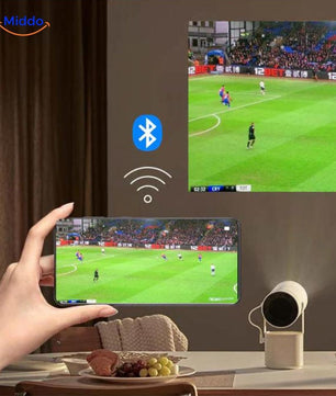360° Smart Projector PRO Ultra HD & Bluetooth voor Thuisbioscoop