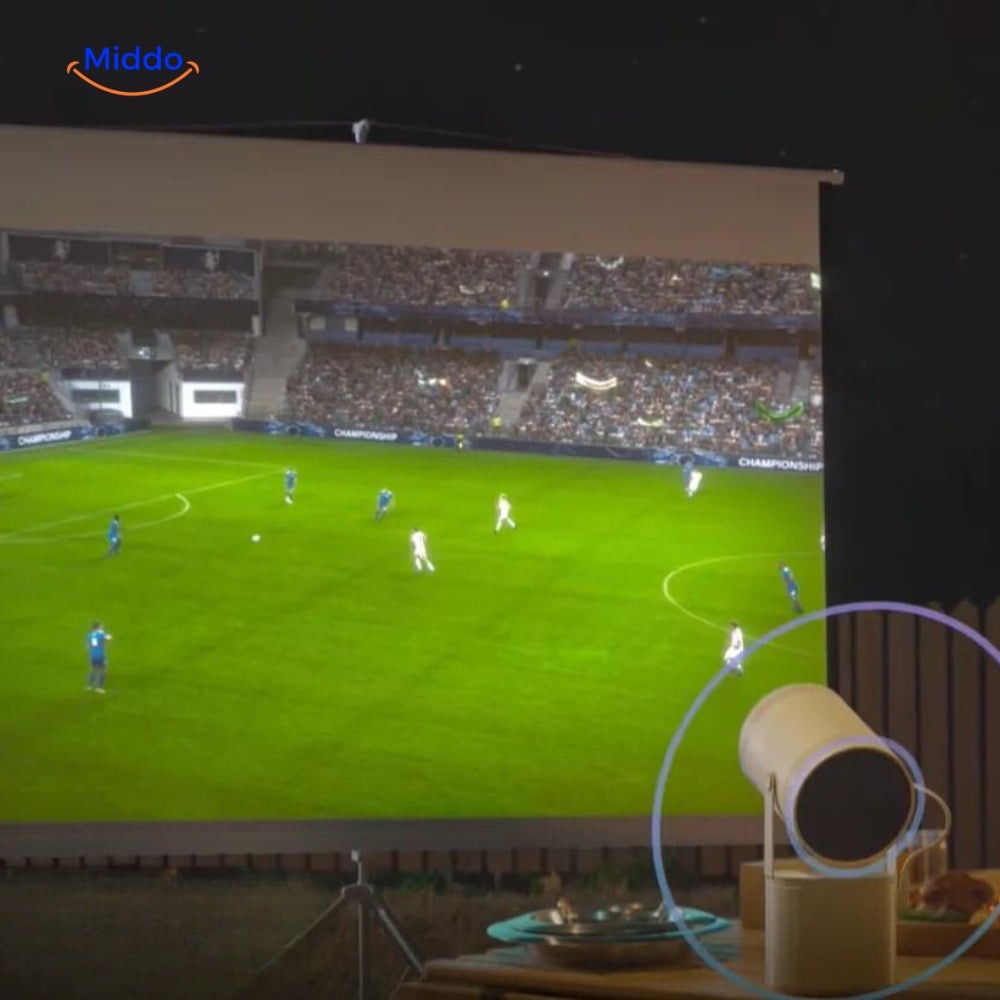 360° Smart Projector PRO Ultra HD & Bluetooth voor Thuisbioscoop