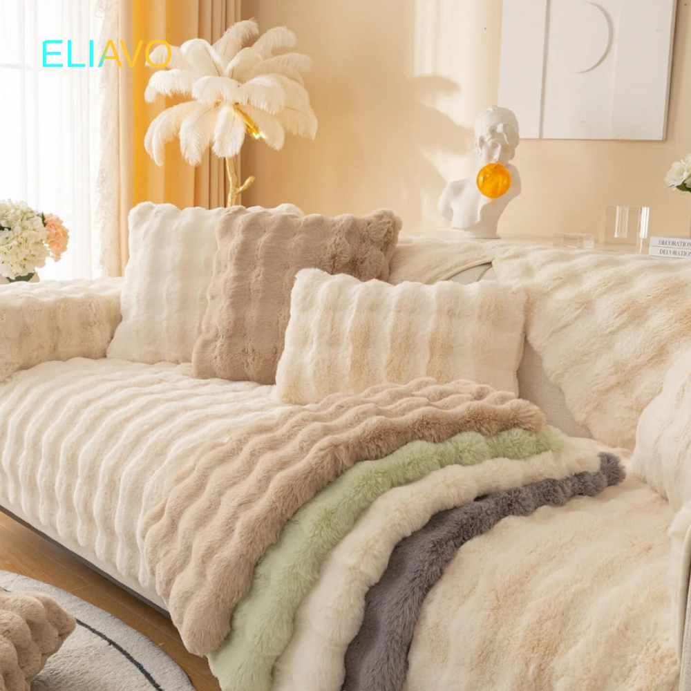 Eliavo Plushy™ Premium Winter Meubelhoezen – Ultieme Luxe & Bescherming