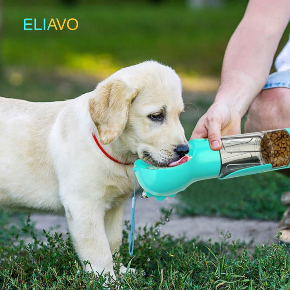 Eliavo Furry Feeder™ | De 5 in 1 waterfles voor jouw hond!