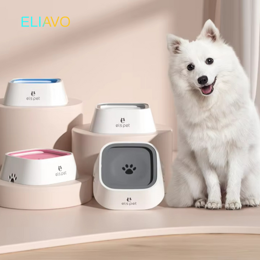 Eliavo HydroPaws™ Anti-Spat Drinkbak voor Honden. Voorkom uitglijders, denk om je veiligheid!