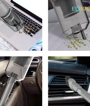 Eliavo VacuümX PRO™ | 2 in 1 Krachtpatser Onder de Handstofzuigers!