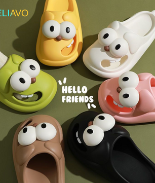 Eliavo BigEye™ Cartoon Hondenpantoffels | Schattig, Leuk en Comfortabel