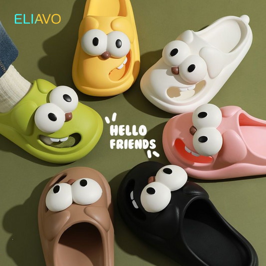 Eliavo BigEye™ Cartoon Hondenpantoffels | Schattig, Leuk en Comfortabel