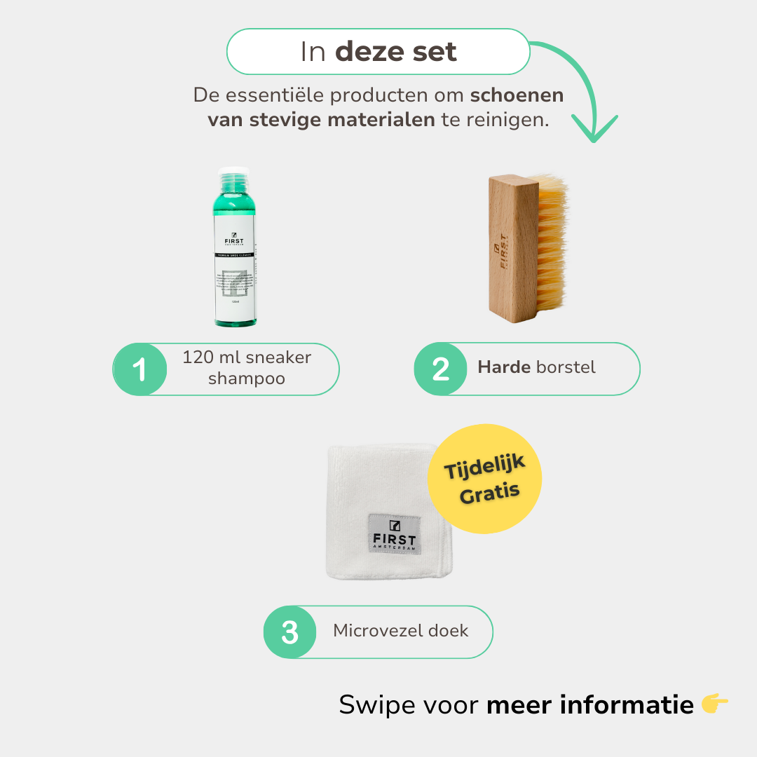 Essential Kit - Premium Sneaker Schoonmaak Set (+microvezel doek)