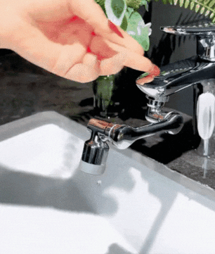 1080° Roterende Kraan Opzetstuk - Je gezicht wassen was nog nooit zo makkelijk! 1+1 GRATIS