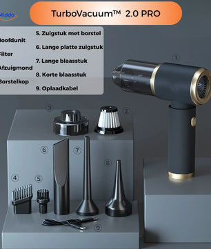 TurboVacuum™ 2.0 Pro – Ultieme werkplekreiniger voor een onberispelijk bureau