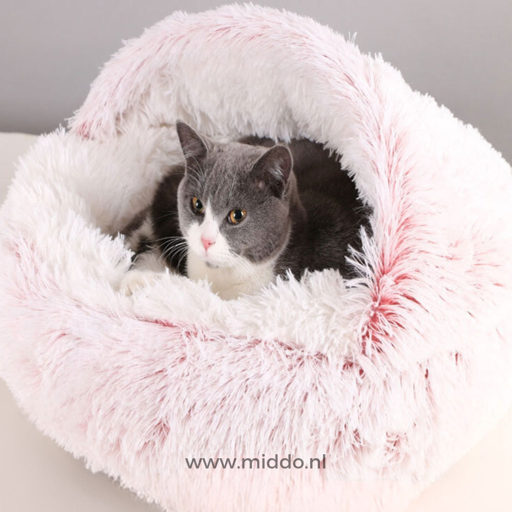 SoftSnuggle™ Huisdierbed | Perfect voor Honden en Katten - Top Beoordeeld