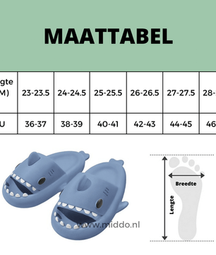 1+1 GRATIS Zomer Sharkies™ - Comfortabele en Stijlvolle Slippers voor de Zomer