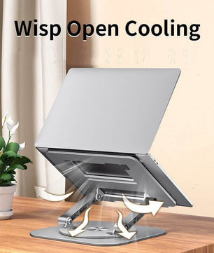 Verbeter Jouw Werkplek met de 360° Draaibare Laptop & Tablet Stand