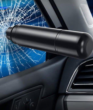 Eliavo Safekey™ | 2-in-1 Noodhulpmiddel | Glasbreker & Riemsnijder - 1+1 GRATIS