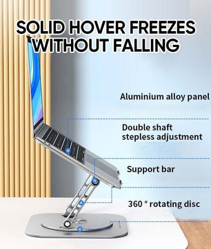 Verbeter Jouw Werkplek met de 360° Draaibare Laptop & Tablet Stand