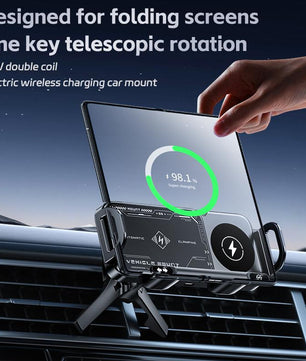 360 Rotating Fast Car Wireless Charger For Z Fold Series