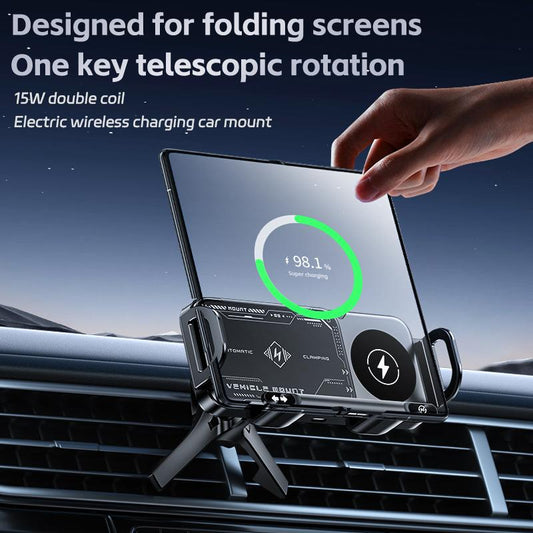 360 Rotating Fast Car Wireless Charger For Z Fold Series