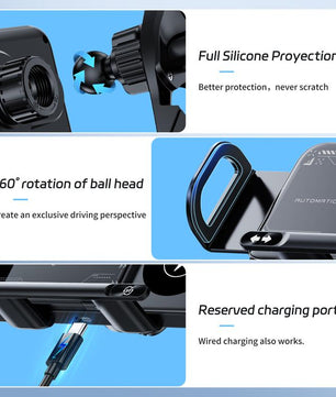 360 Rotating Fast Car Wireless Charger For Z Fold Series